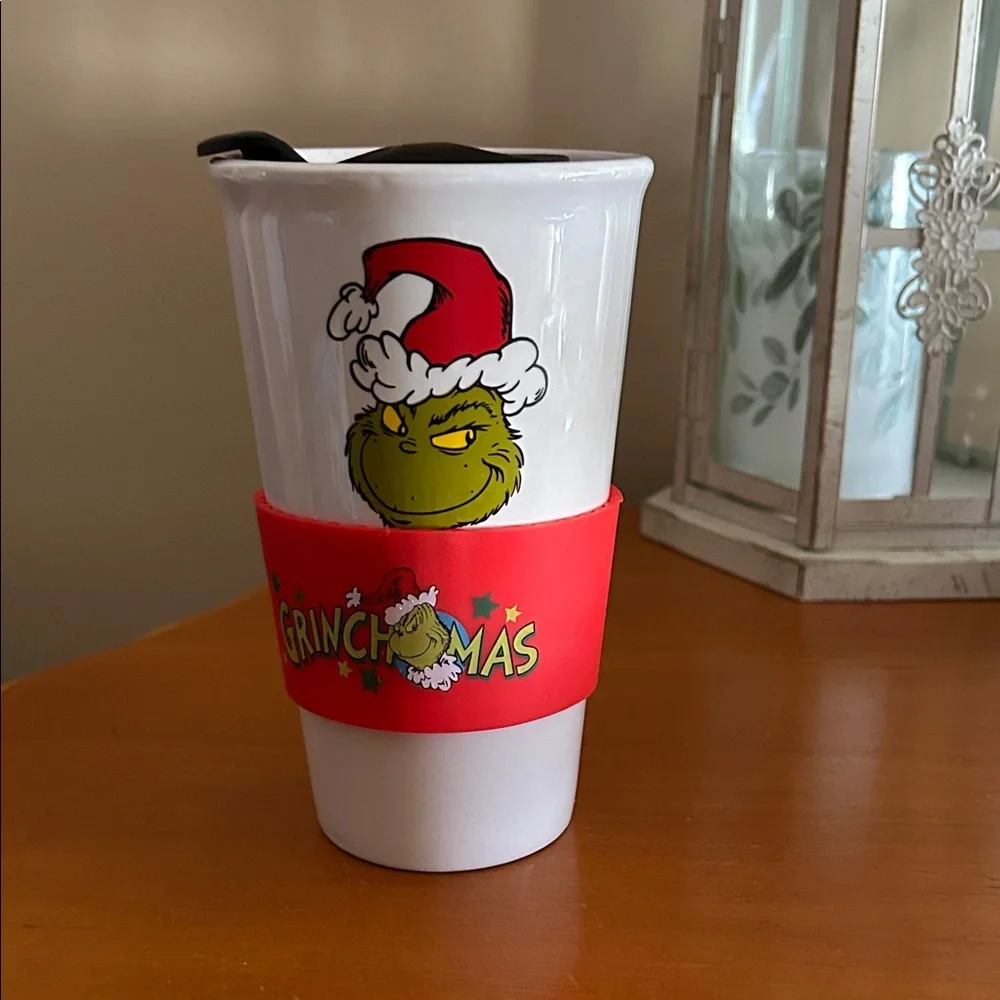 Grinch Christmas Travel Mug